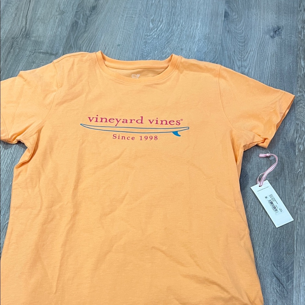 Vineyard Vines Light Orange Cotton Tee